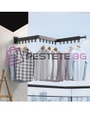 Сгъваема сушилник за дрехи за стенен монтаж